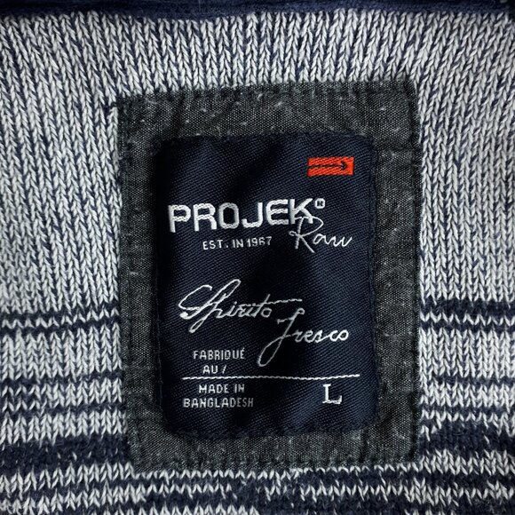 Projek Raw Blue Sweater Hoodie - Picture 5 of 15